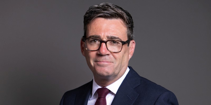 Profile photo of Prime Minister Andy Burnham smiling 