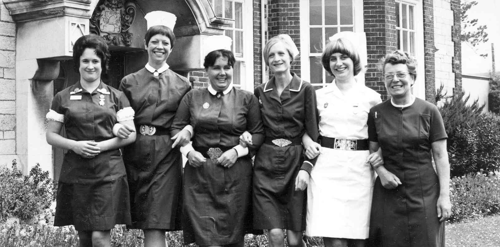 1970s group of nurses