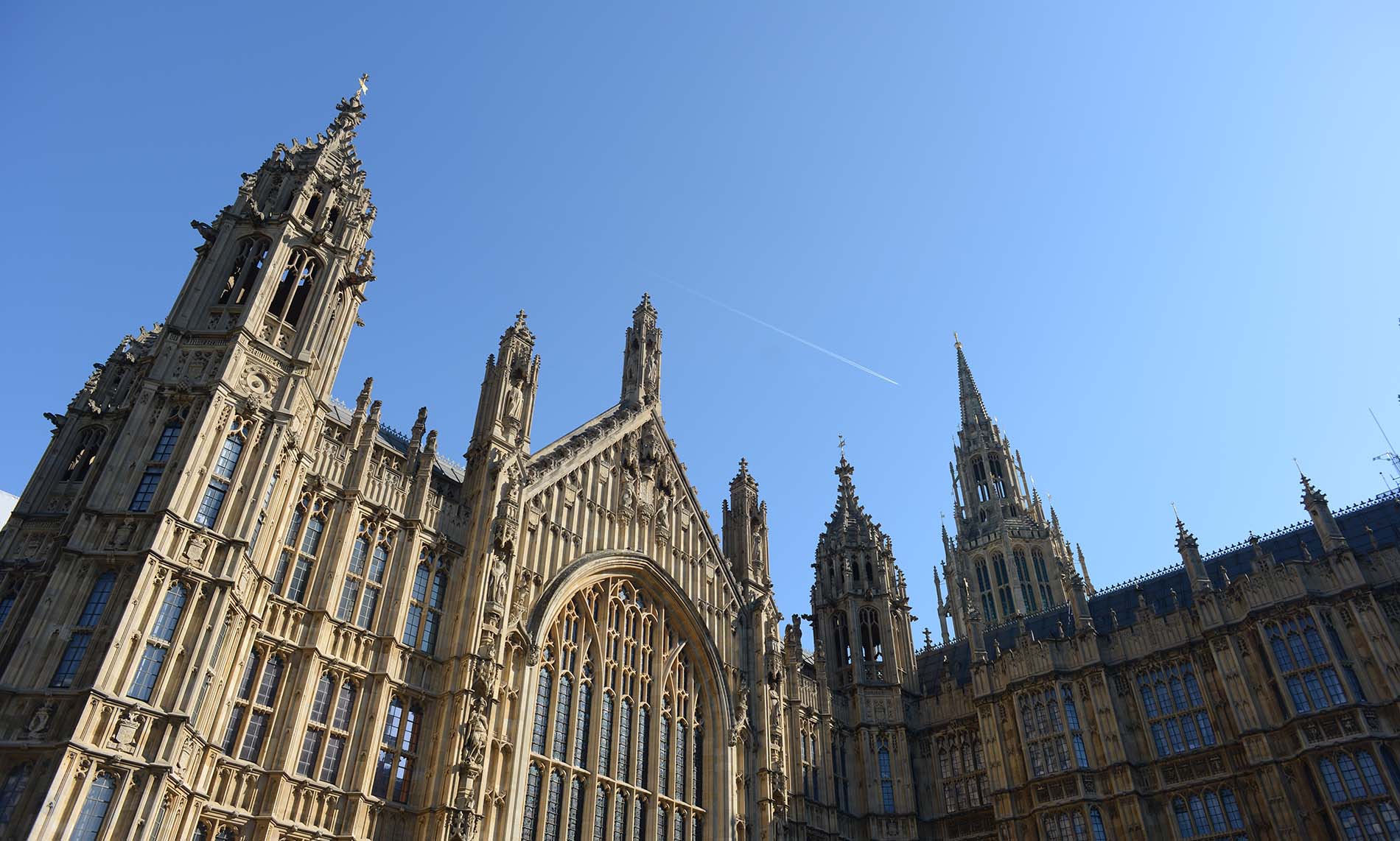 The Houses of Parliament in Westminster