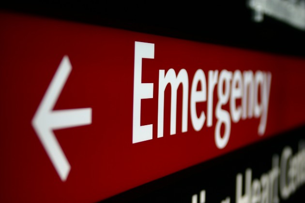 Emergency sign corridor care