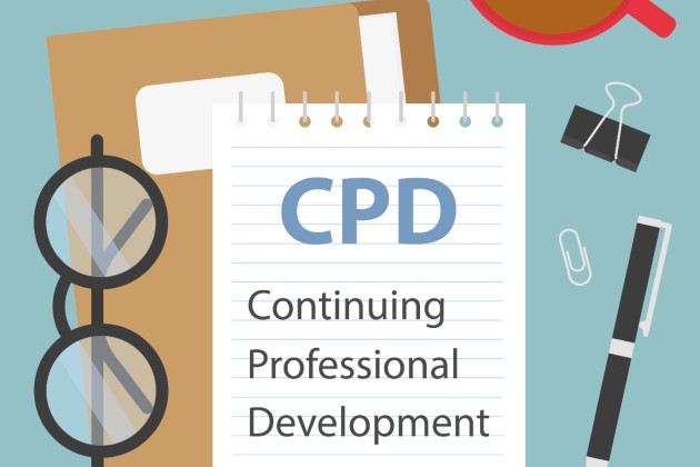 Continued professional development graphic