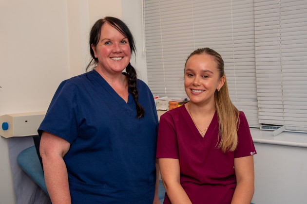 HCA Olivia and RN Sarah - nursing team at independent boarding school