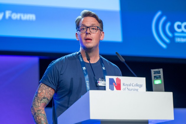 Philip Winterbottom speaks at RCN Congress 2026
