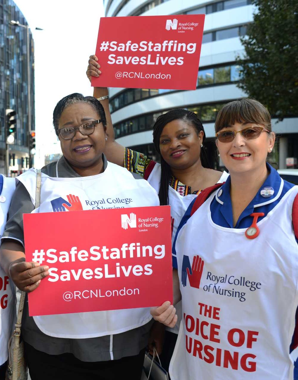 Members campaigning in London