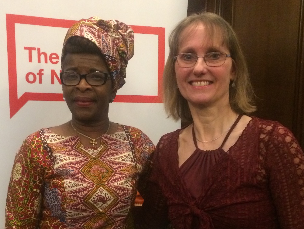 Jean Lewis with former RCN President Cecilia Anim