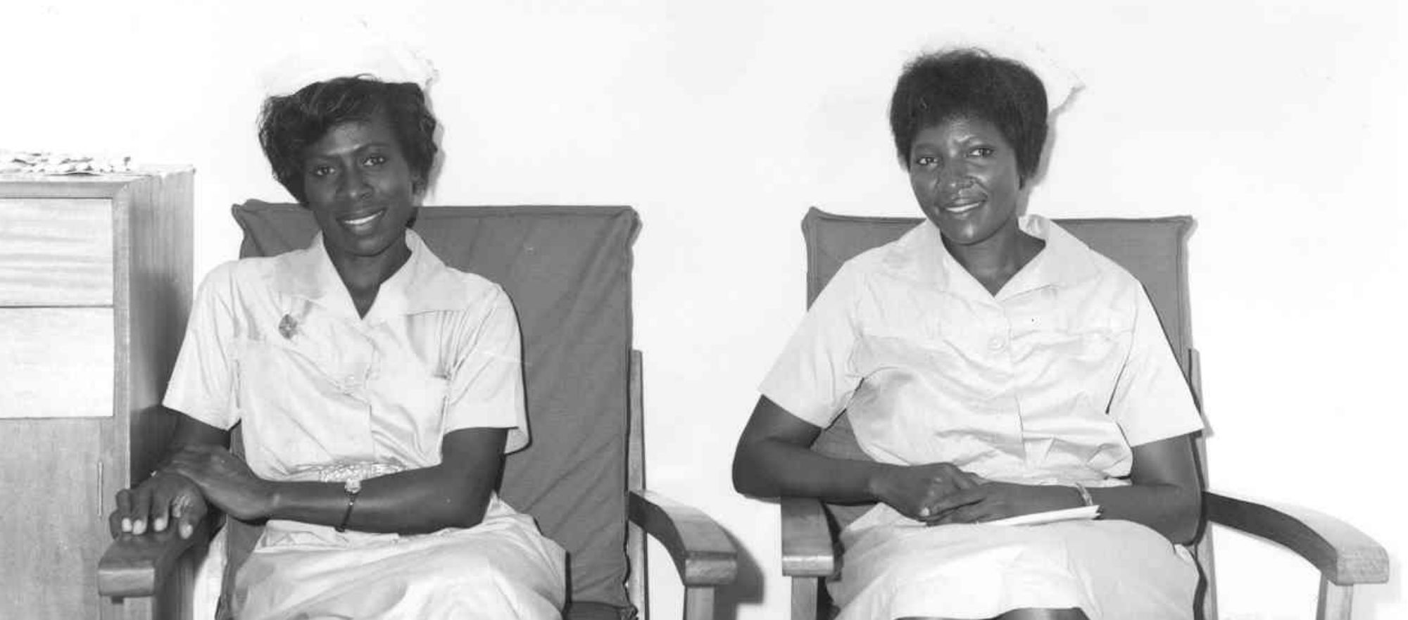 Historical image of BME nurses