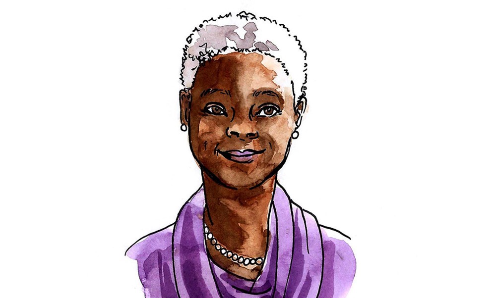 Illustration of RCN Chief Executive Dame Donna Kinnair