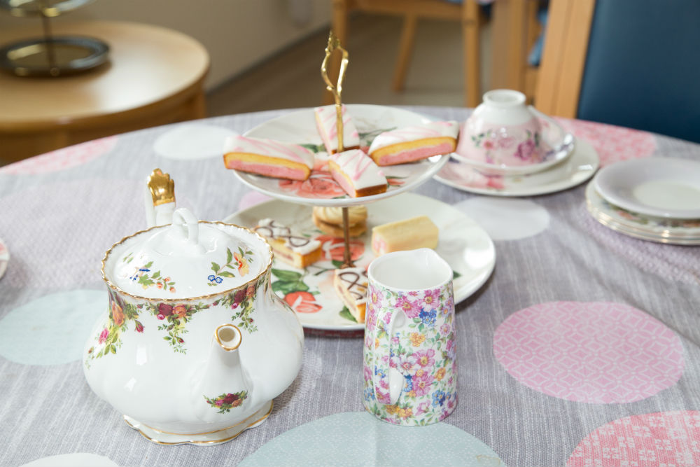Afternoon tea at Ysbryd y Coed Hospital