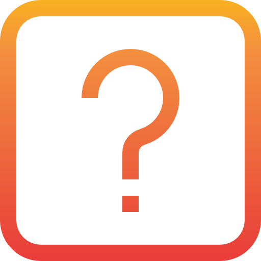 Icon with question mark