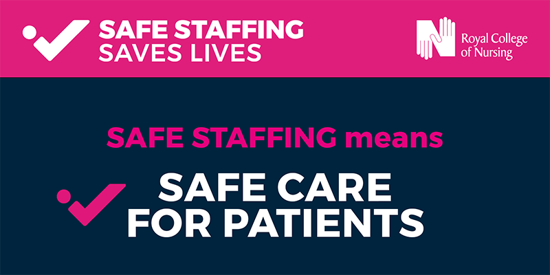 Safe staffing means safe care for patients Safe staffing means safe care for patients