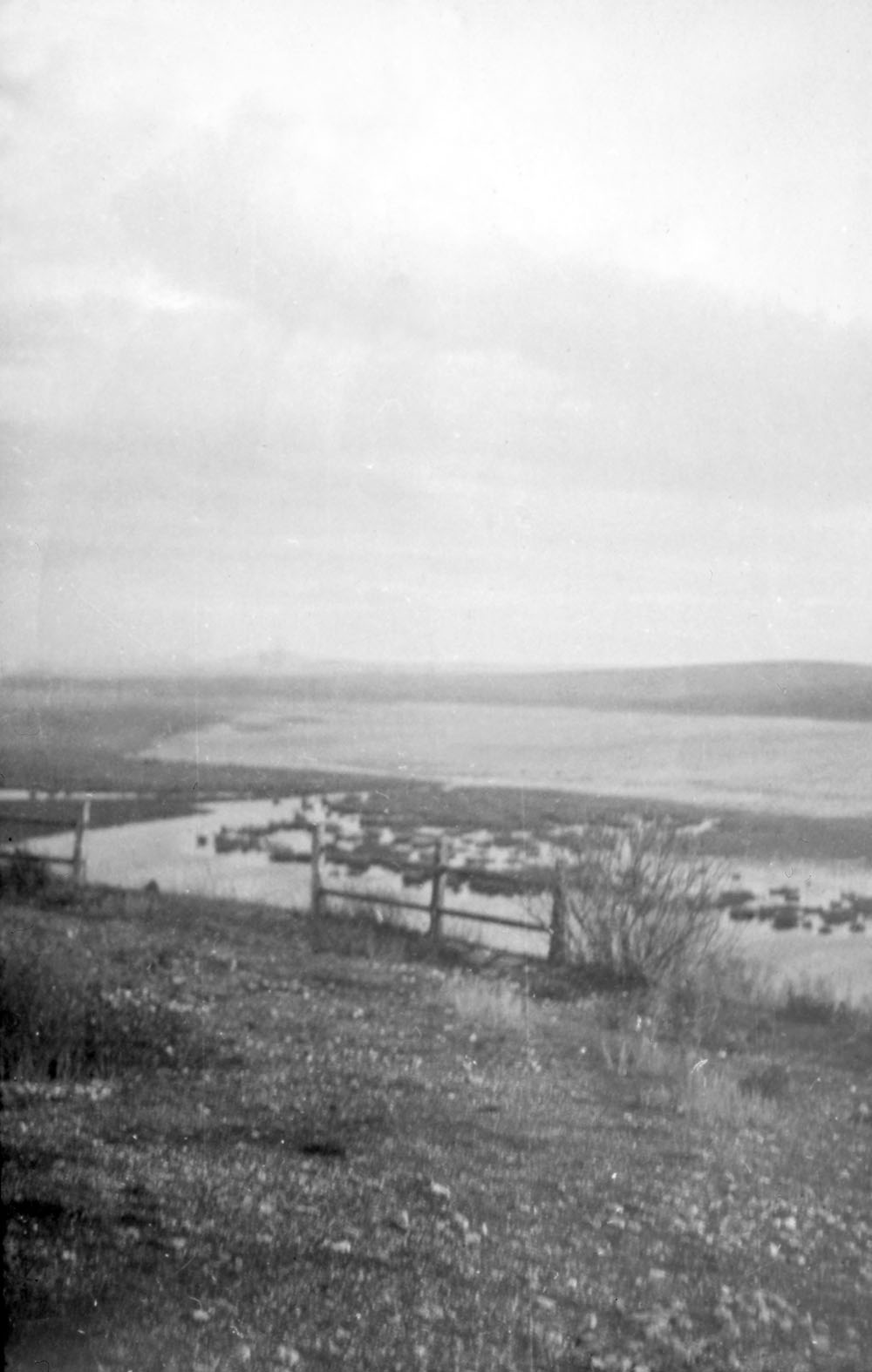 Landscape and river, Romania.