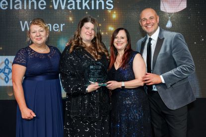 RCN Wales Nurse of the Year 2024, Registered Nurse Mental Health winner award acceptance